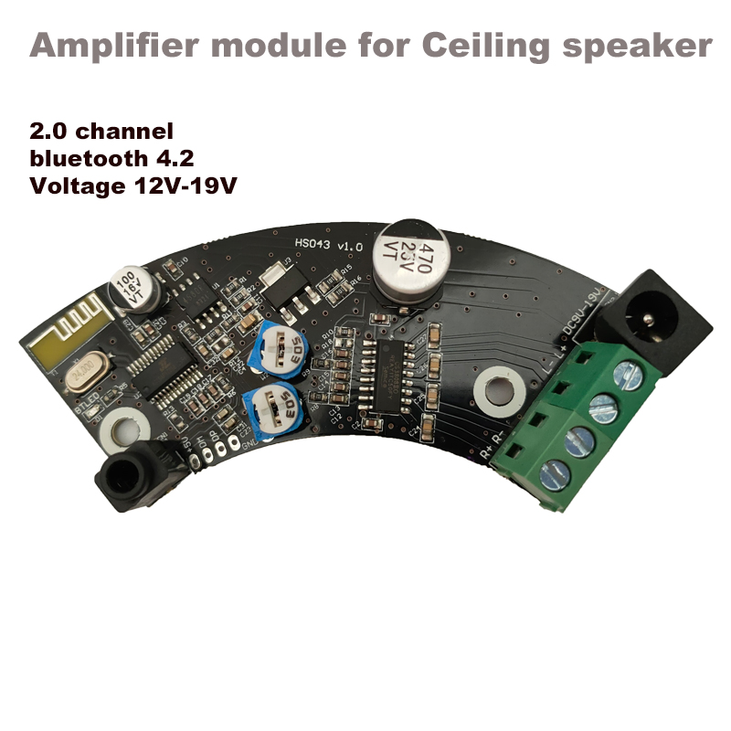 Audio Music Background Free - Carte amplificateur bluetooth haut-parleur de plafond