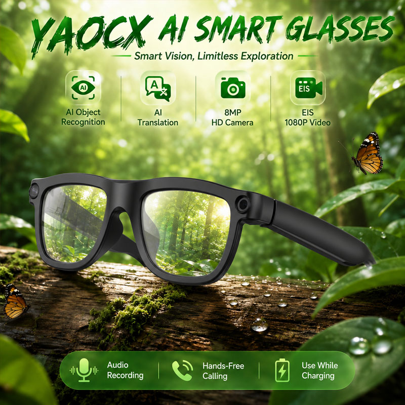 Audio With Music Ai - Lunettes intelligentes IA, traduction IA, appels