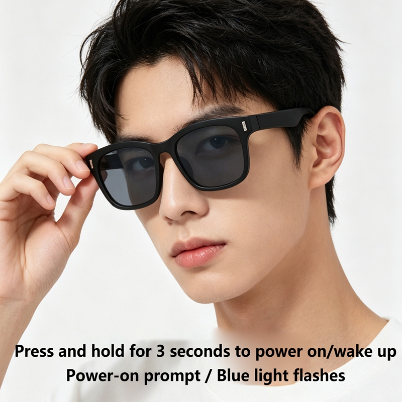 Audio With Music Ai - Lunettes de soleil intelligentes IA, lunettes