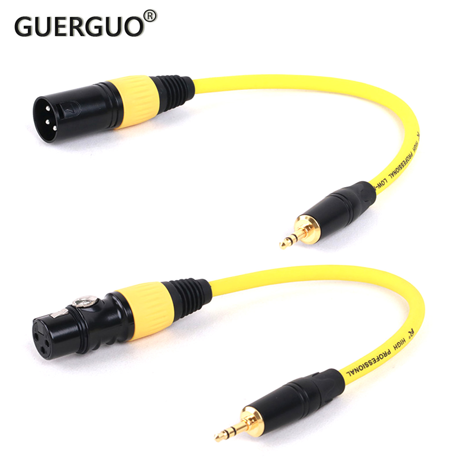 Audio Music Mixer - GuerGuo-Câble audio XLR mâle/femelle multicolore à