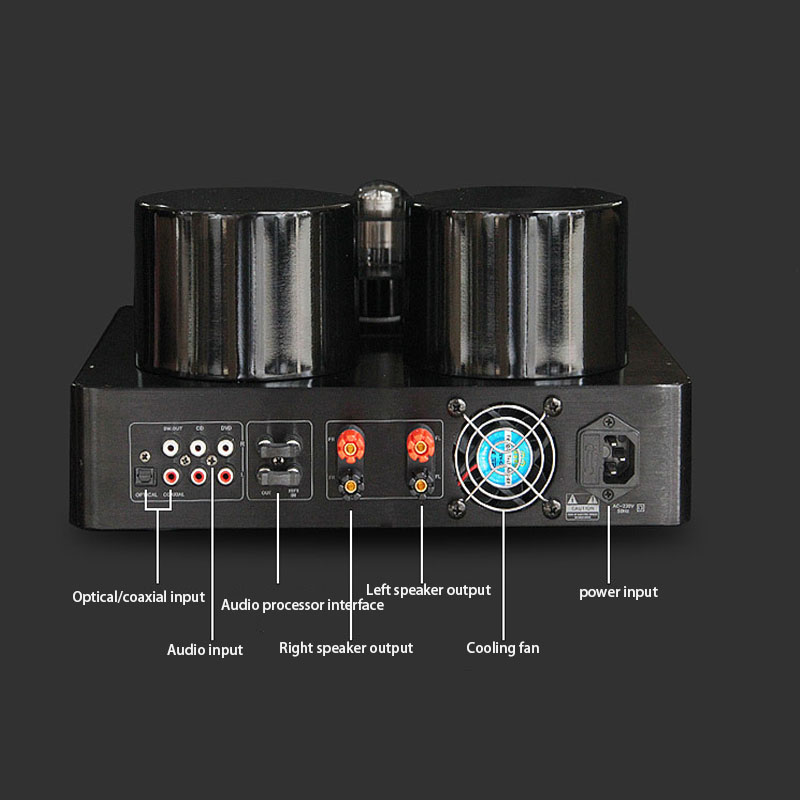 Audio Music Youtube - 【HOT】220V 200W*2 Amplificateur à tubes HiFi