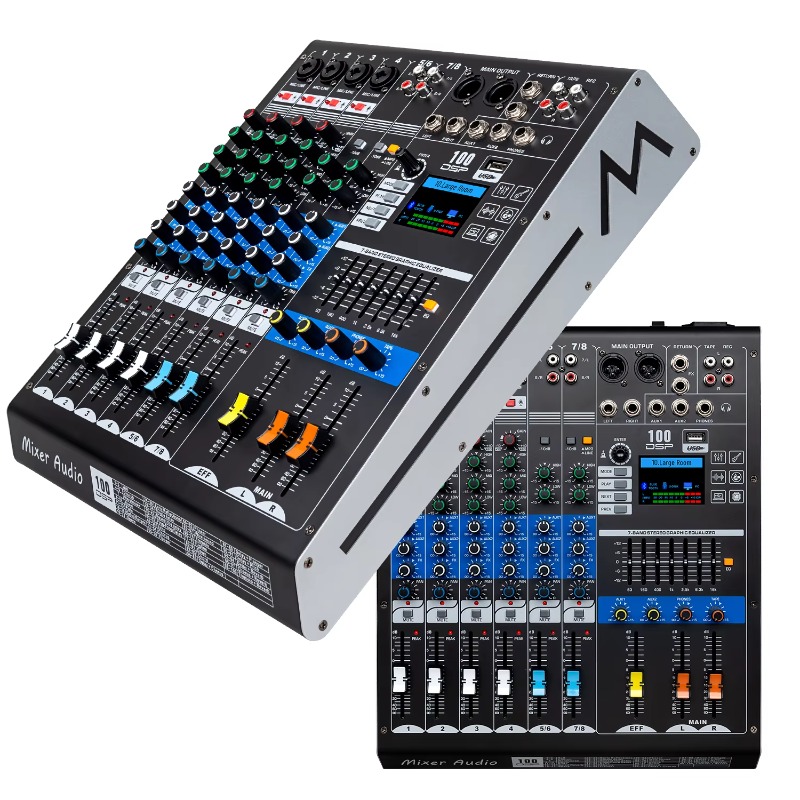 Audio Music Mixer - GAX-HLM80 Green Audio, console de mixage