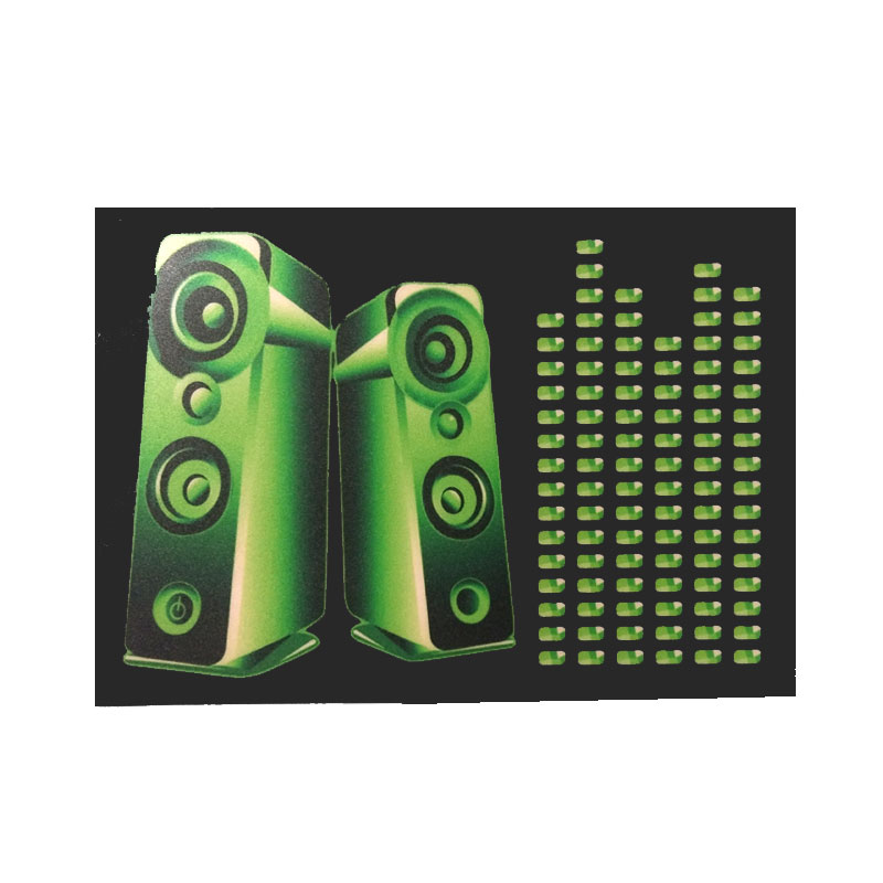 Audio Music Mixer - Panneau El clignotant activé par le