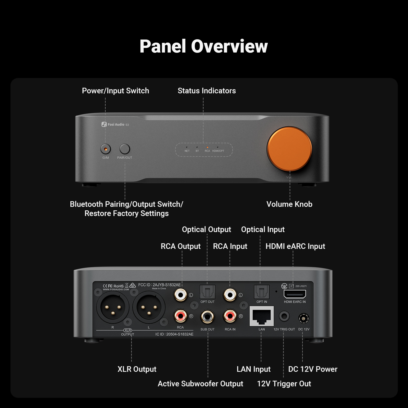 Fosi Audio Hi-Res Music Stream - Audio Music Play avis et prix