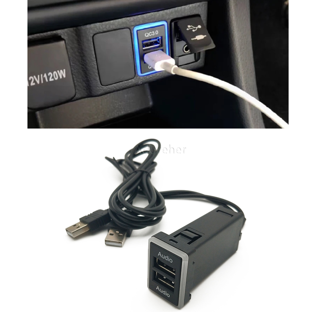 Adaptateur double port USB pou - Audio Music Play avis et prix