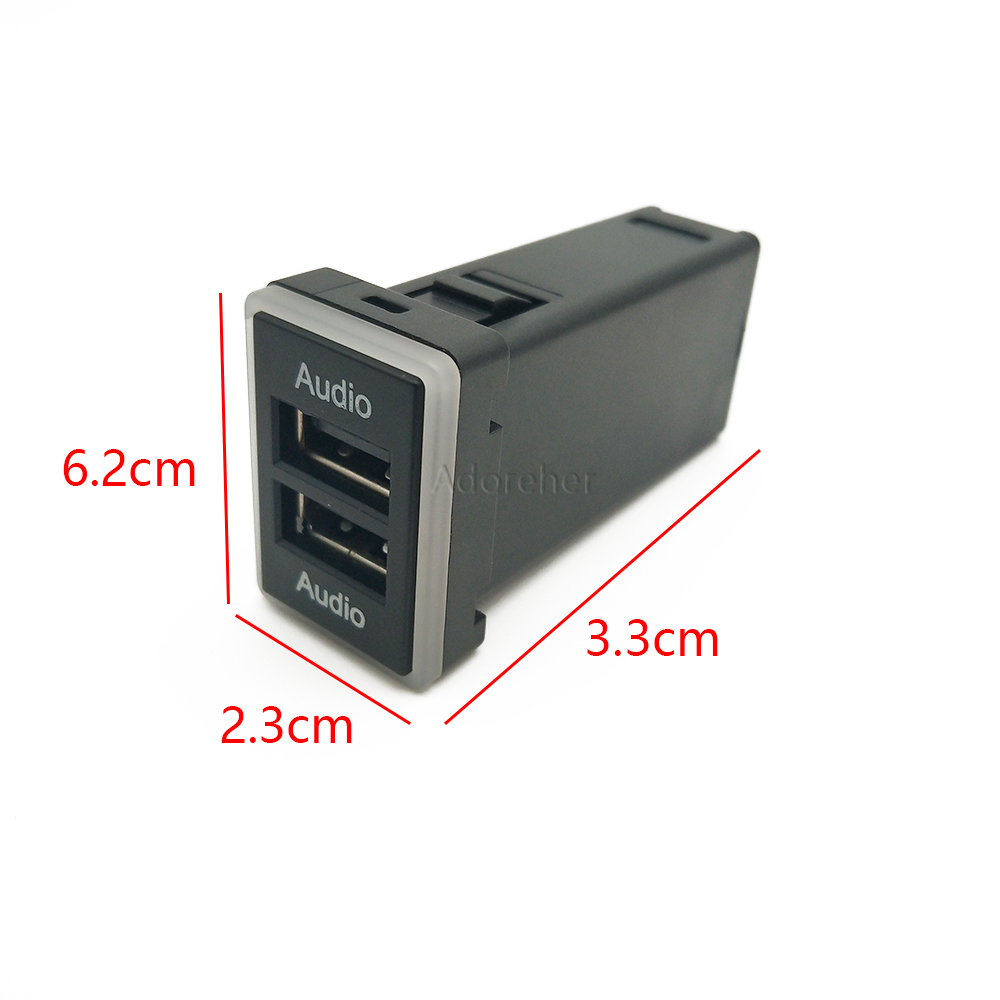 Adaptateur double port USB pou - Audio Music Play avis et prix