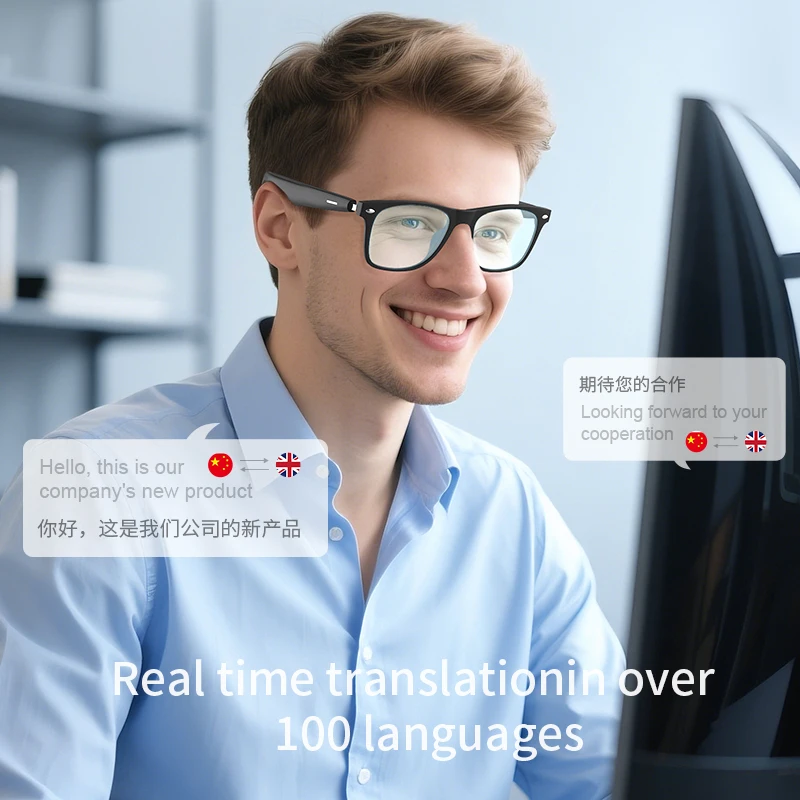 Lunettes d'affaires AI traduct - Audio With Music Ai avis et prix