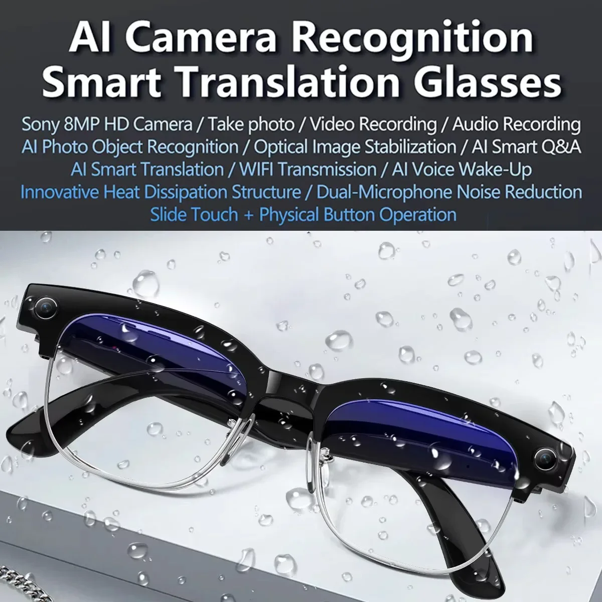 Lunettes de traduction intelli - Audio With Music Ai avis et prix