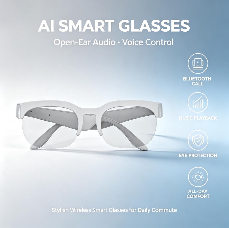 Lunettes de soleil audio intel - Audio Music Play avis et prix