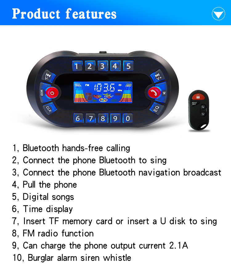 MT730 moto Bluetooth haut-parl - Audio Music Play avis et prix