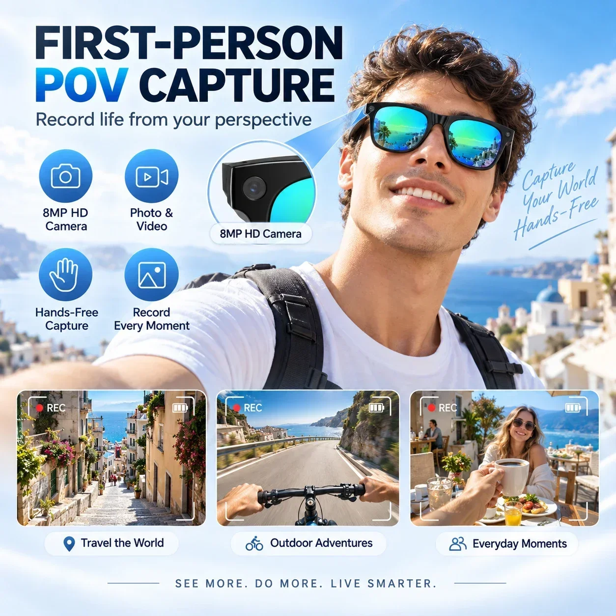 Lunettes intelligentes AI 2026 - Audio With Music Ai avis et prix