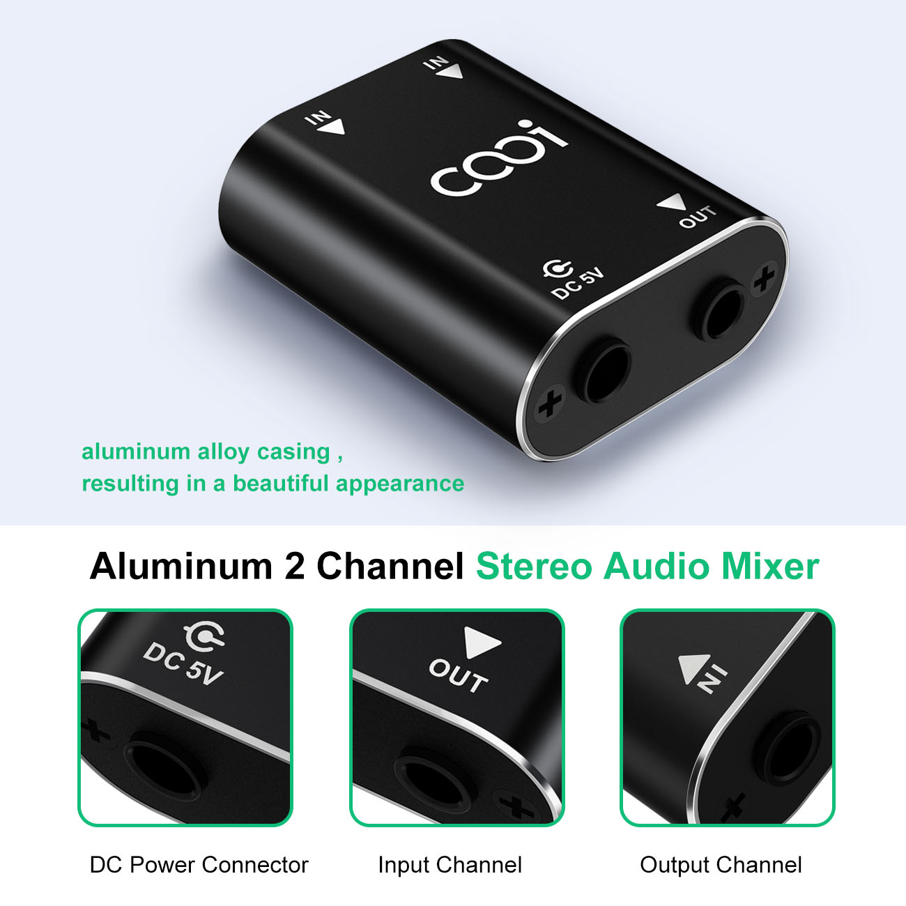 Cooidea Mini table de mixage a - Audio Music Mixer avis et prix
