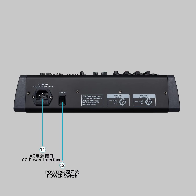 GAX-HLM80 Green Audio, console - Audio Music Mixer avis et prix
