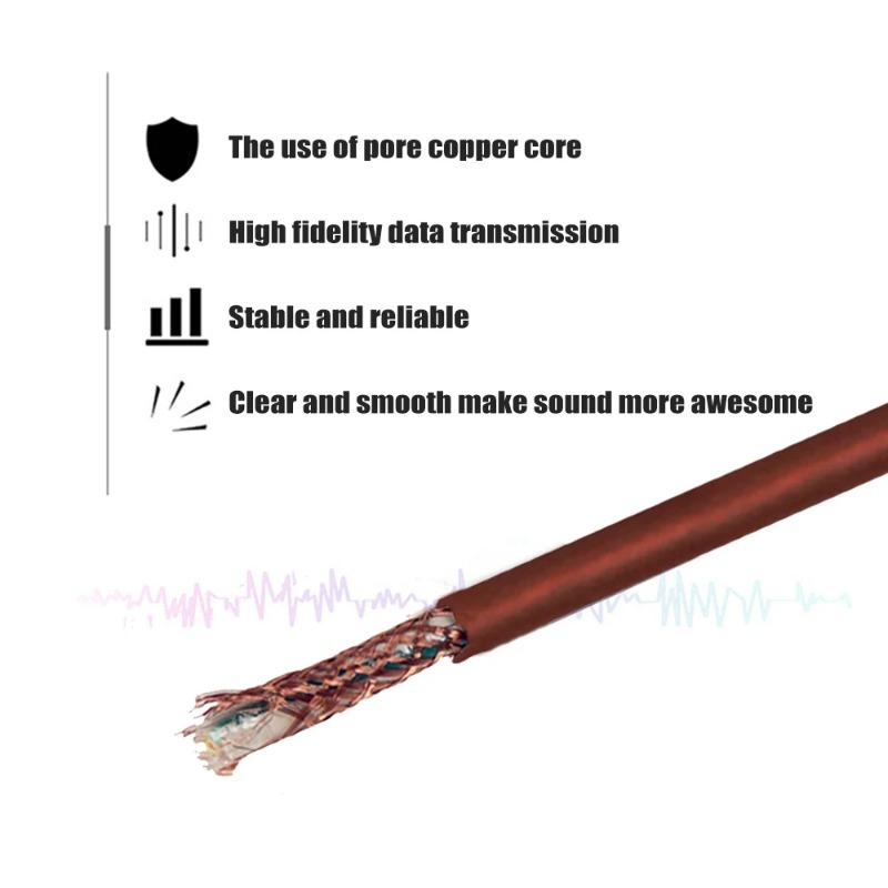 Câble Audio double 6,35 mm ver - Audio Music Mixer avis et prix