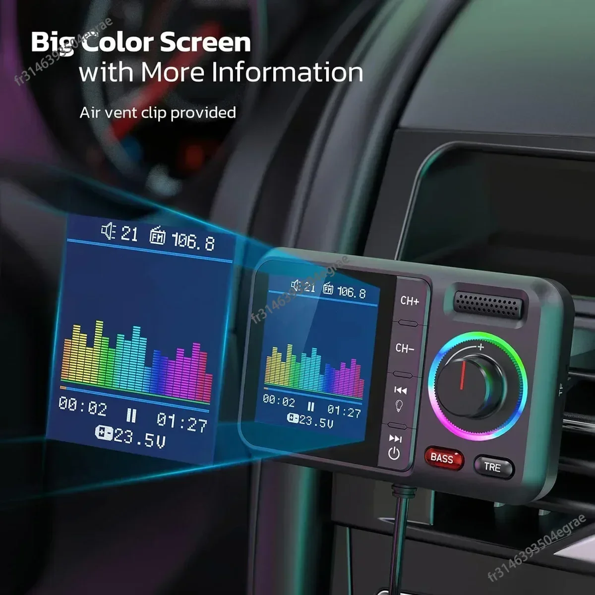 Émetteur FM sans fil avec gran - Audio Music Play avis et prix