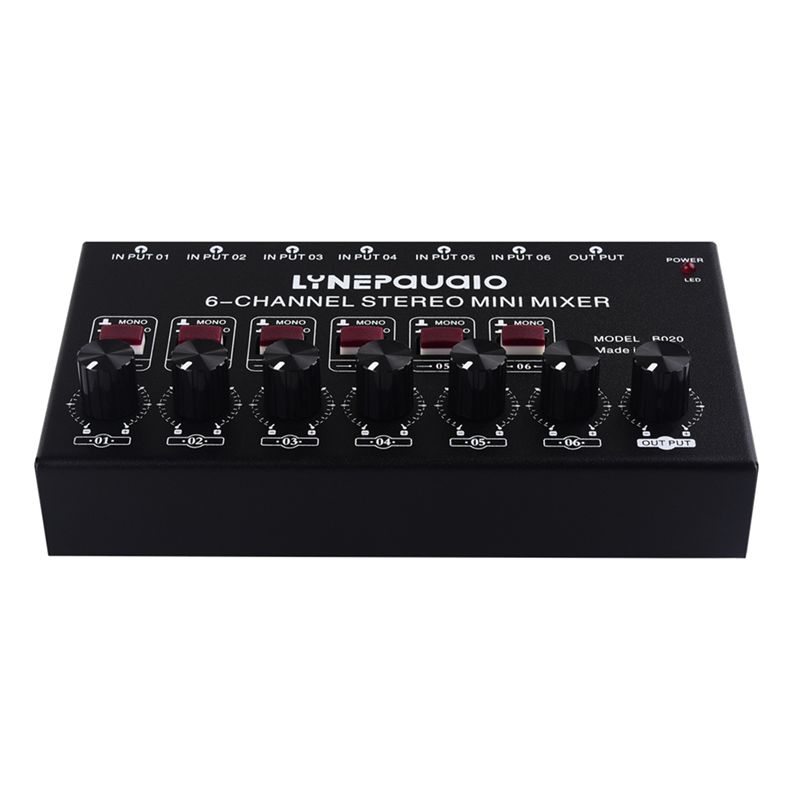 Mini-mixeur audio stéréo 6 can - Audio Music Mixer avis et prix
