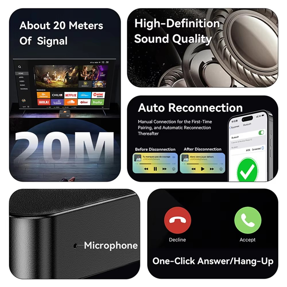Récepteur audio Bluetooth 6.0  - Audio Music Mixer avis et prix